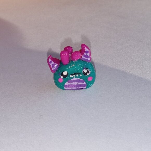 🎯 Teeny Tiny Miniature Monster Squishmallow, Handmade Polymer Clay Figure - Picture 4 of 6